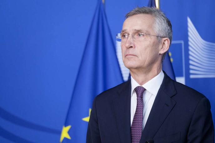 Jens Stoltenberg | Diplomati iz več držav zveze Nato so pričakovali, da si bo Stoltenberg prizadeval za podaljšanje mandata do vrha prihodnje leto, s katerim bodo obeležili 75-letnico zavezništva. | Foto STA