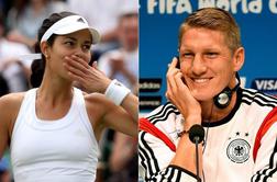 Srbski mediji: Ana Ivanović in Schweinsteiger sta še vedno skupaj