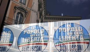 Evroskupina v barvah izida volitev v Italiji