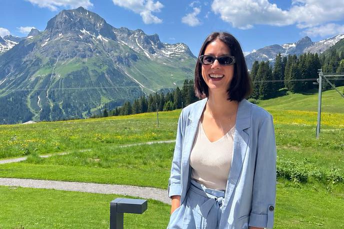 Masha Cordin | Gostja rubrike Prek meja je Masha Cordin, ki je od otroštva povezana s Tirolsko. Poletna sezona, sredi katere smo, se v Sankt Antonu ne more primerjati z glavno, zimsko sezono. | Foto Osebni arhiv Mashe Cordin