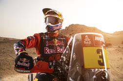 Priceu prva etapa Dakarja med motociklisti, Marčič 50.