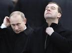 Dmitrij Medvedjev in Vladimir Putin