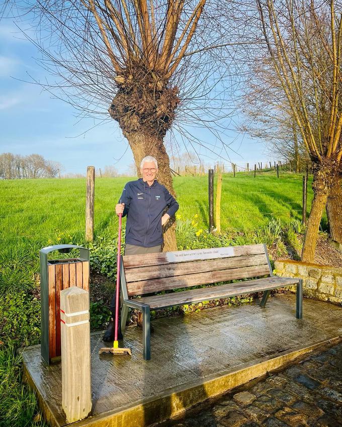 Peiper: Do klopi grem vsakih nekaj mesecev, da jo očistim.  | Foto: Instagram/Allan Peiper