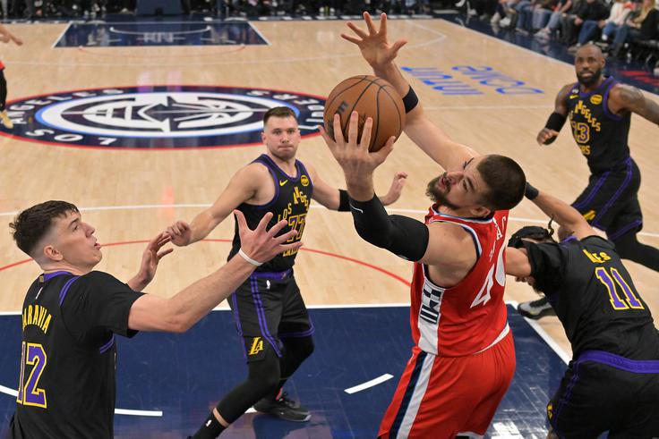 Ivica Zubac je prispeval 18 točk in kar 19 skokov, od tega devet v napadu. | Foto: Reuters