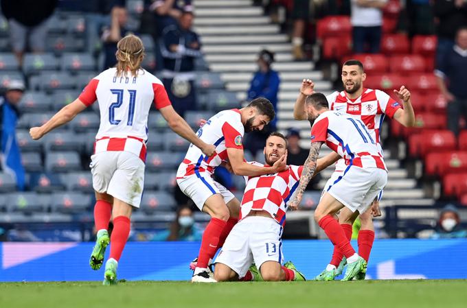 Hrvaško je prvič v vodstvo popeljal Nikola Vlašić ... | Foto: Reuters