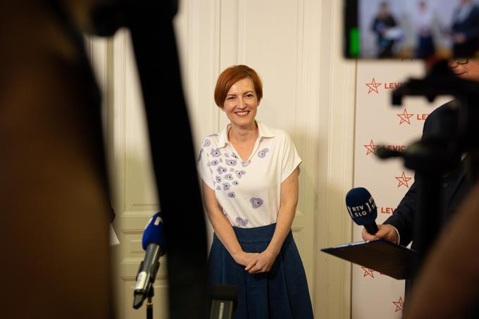 "Samo za to gre, mimogrede pa je še malo popljuvala umetnike, kulturnike, stranko Levica in vlado", je prepričana Asta Vrečko.  | Foto: STA