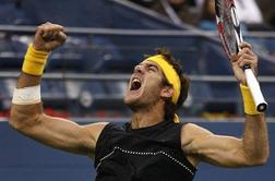 Del Potro v polfinalu, dež znova zaustavil Nadala