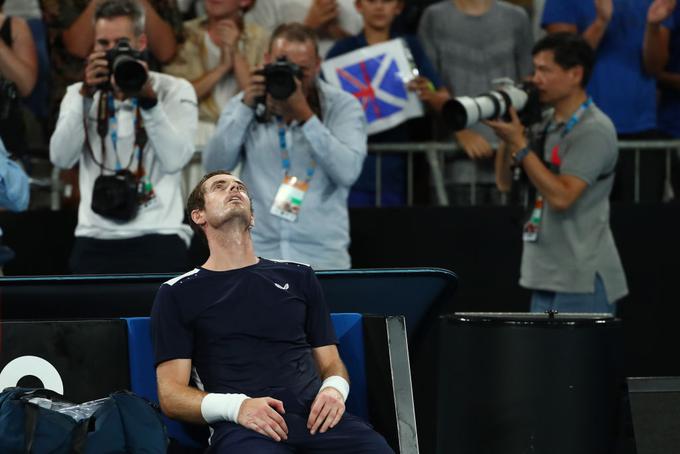 Andy Murray se je moral posloviti v prvem krogu OP Avstralije. | Foto: Gulliver/Getty Images