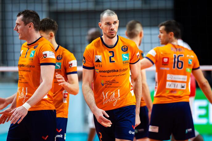 ACH Volley : Piacenza, Tivoli | ACH Volley v polnem Tivoliju ni uspel presenetiti Piacenze.  | Foto Filip Barbalić/www.alesfevzer.com