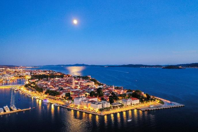 polotok Zadar | Panoramski pogled na mesto Zadar in bližnje otoke  | Foto Fabio Šimićev