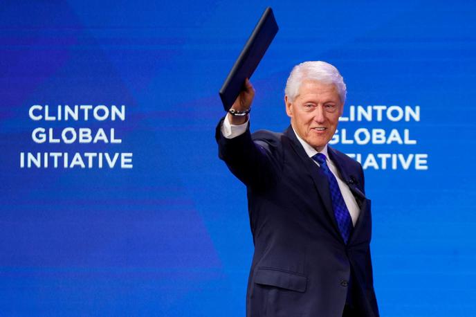 Bill Clinton | Bill Clinton je poudaril, da njegova žena Hillary Clinton nima nobene povezave z Jeffreyjem Epsteinom.  | Foto Reuters