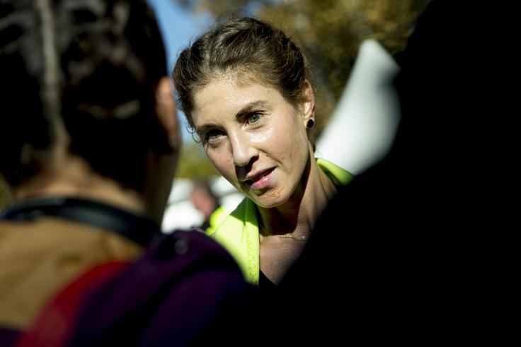 Neja Kršina bolj kot na normo cilja na kvalifikacijske točke maratonske lestvice za preboj med 80 tekačic, ki bodo imele pravico nastopa v Tokiu.  | Foto: Ana Kovač