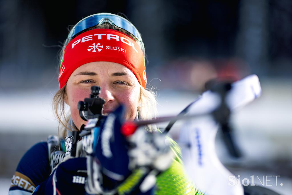 Pokljuka, trening in tiskovka slovenske biatlonske reprezentance