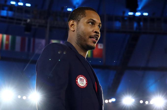 Ameriški zvezdnik Camerlo Anthony bo lovil tretjo zlato olimpijsko medaljo. | Foto: Guliverimage/Getty Images