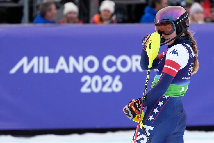 Mikaela Shiffrin je z Breezy Johnson na koncu zasedla četrto mesto. | Foto: Guliverimage