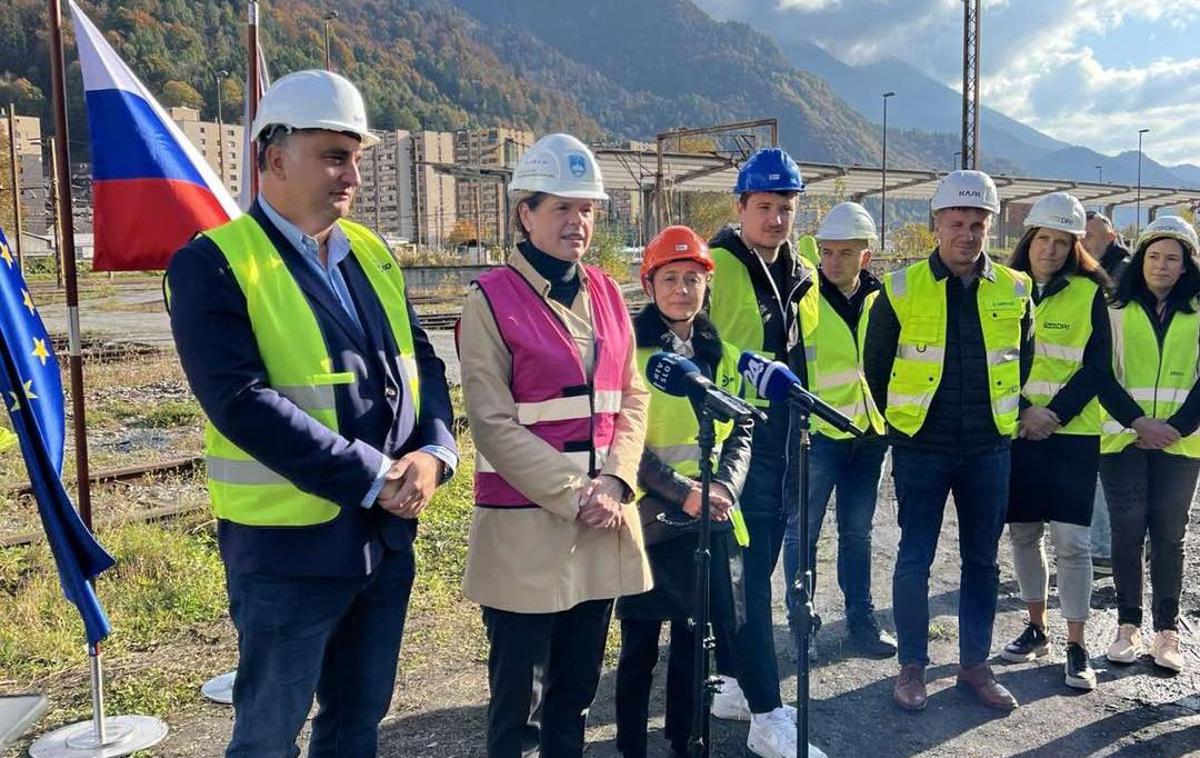 Alenka Bratušek na Jesenicah | Foto Ministrstvo za infrastrukturo