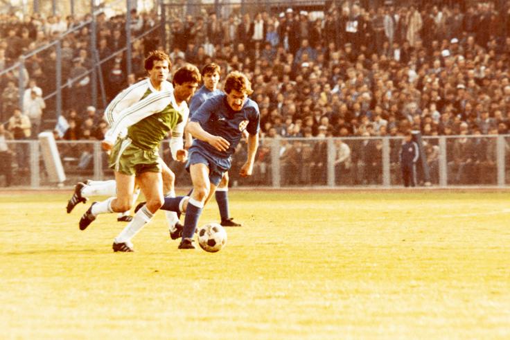 Proti zagrebškemu Dinamu je dosegel zadetek, s katerim je Olimpija premagala hrvaškega velikana z 1:0, že naslednji dan pa se je moral udeležiti vojaškega nabora. | Foto: Osebni arhiv