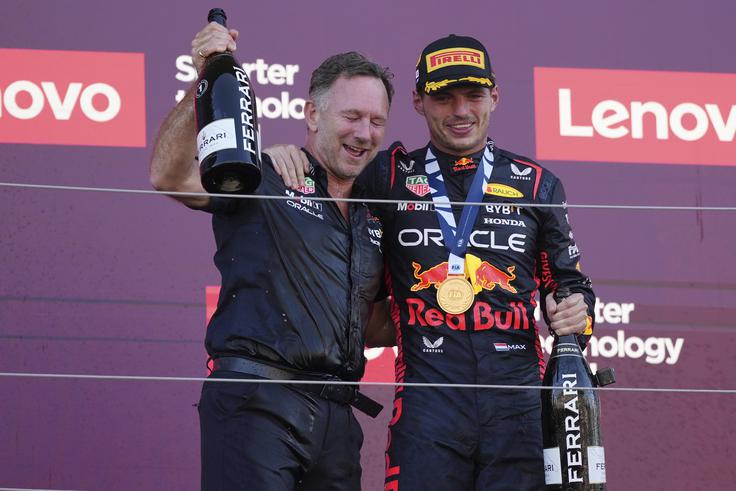 Christian Horner bi seveda najraje videl, da bi Max poslušal Spice Girls. | Foto: Guliverimage