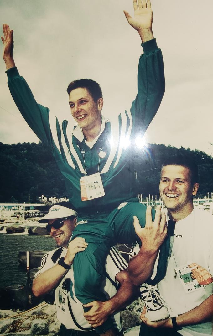Borut Javornik je bila leta 1996 na OI v Atlanti del trenerske ekipe. | Foto: Kajakaška zveza Slovenije