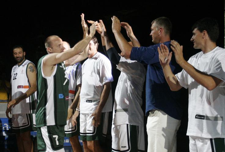 Jure Zdovc je 14 let po rimskih dogodkih jugoslovanske reprezentante zbral na poslovilni tekmi v ljubljanskem Tivoliju. | Foto: 