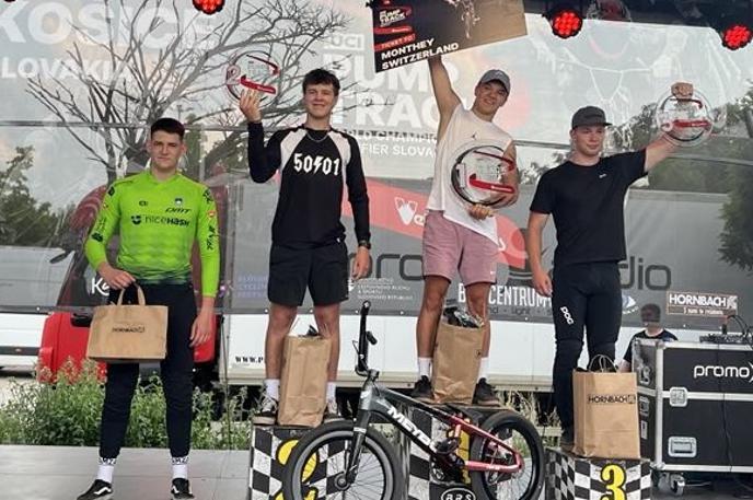 Pumptrack Heric | Najhitrejši s kvalifikacijske dirke za svetovno prvenstvo, ki je potekala v Košicah na Slovaškem.  | Foto Sebastjan Heric