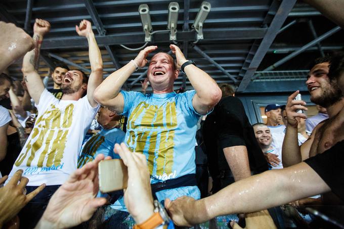 Mariborčan je maja lani na Rujevici proslavil zgodovinski naslov državnega prvaka. | Foto: Grega Valančič/Sportida