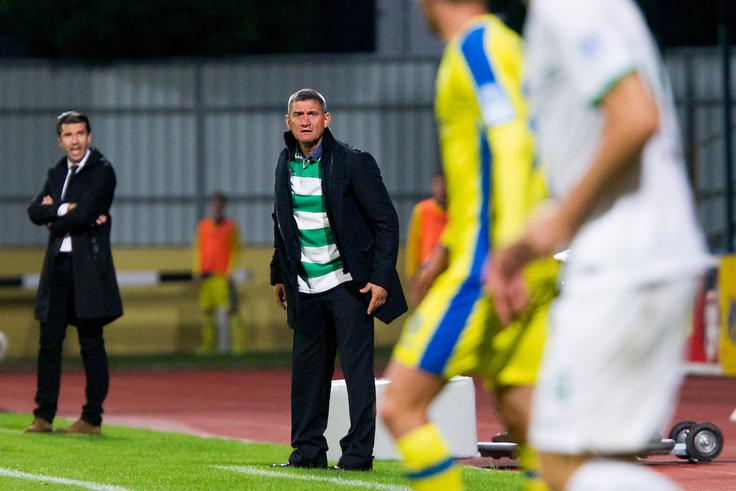 Pred Hadžićem sta se na trenerskem stolčku zeleno-belih zvrstila Luka Elsner in Marijan Pušnik. | Foto: Urban Urbanc/Sportida