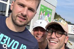 Dončić jih je zjutraj presenetil na bencinski črpalki