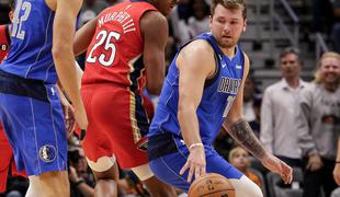 Dončić se je zapisal v zgodovino lige NBA, a na koncu zmajeval z glavo