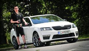 Našemu mlademu bralcu smo uresničili željo: fotografiral je škodo octavio RS