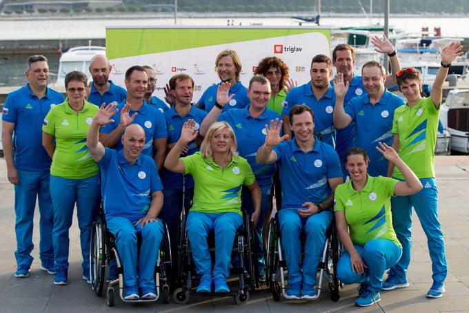 Predstavili so se tudi paraolimpijci. V Rio jih bo septembra nastopilo osem. | Foto: Matic Klanšek Velej/Sportida