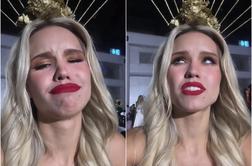 Smola Slovenke na izboru Miss Universe: poglejte, kaj se ji je zgodilo #video