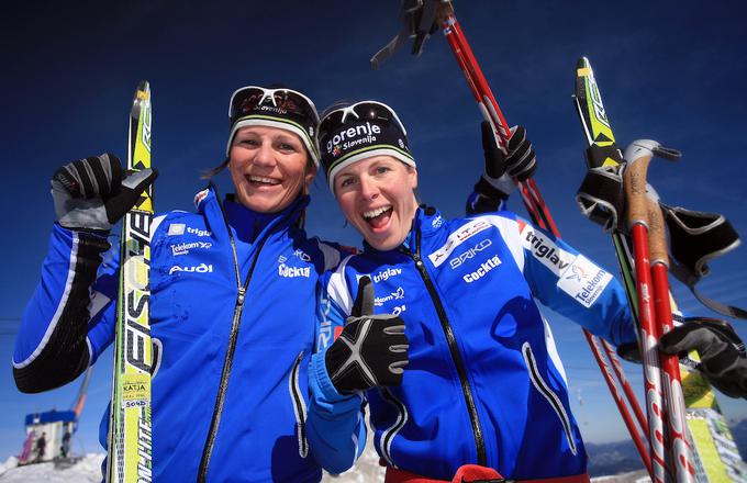 Dolgoletni "soborki" v slovenski reprezentanci Katja Višnar in Vesna Fabjan sta se odločili, da bosta v "koronskem" letu 2020 sklenili športno pot. | Foto: Vid Ponikvar