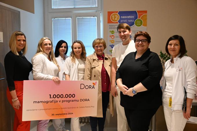 milijonta mamografija | Foto: Državni presejalni program za raka dojk DORA