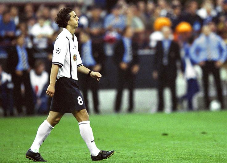 Valencia Zlatko Zahović je bil tragični junak Valencie v finalu lige prvakov 2001. | Foto: Reuters