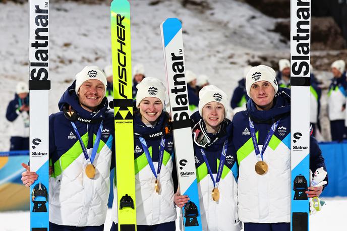 tekma mešanih ekip | Slovenska mešana ekipa je v torek postala olimpijska prvakinja. | Foto Guliverimage