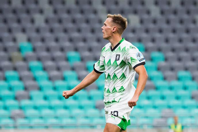 Ivan Durdov, NK Olimpija | Ivan Durdov je zadel za vodstvo Olimpije z 1:0, na koncu so s soigralci zmagali z 2:0. | Foto Grega Valančič/www.alesfevzer.com