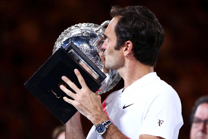 Roger Federer je dobil letošnji uvodni turnir za grand slam - OP Avstralije. | Foto: Guliverimage/Getty Images