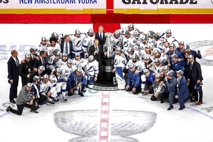 Naslov najboljšega bodo v novi sezoni lige NHL, ki naj bi se začela 1. januarja 2021, branili hokejisti Tampa Bay Lightning. | Foto: Getty Images