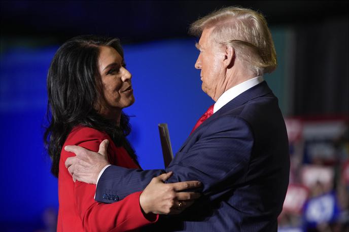 Donald Trump in Tulsi Gabbard | Tulsi Gabbard in Donald Trump leta 2024. | Foto Guliverimage