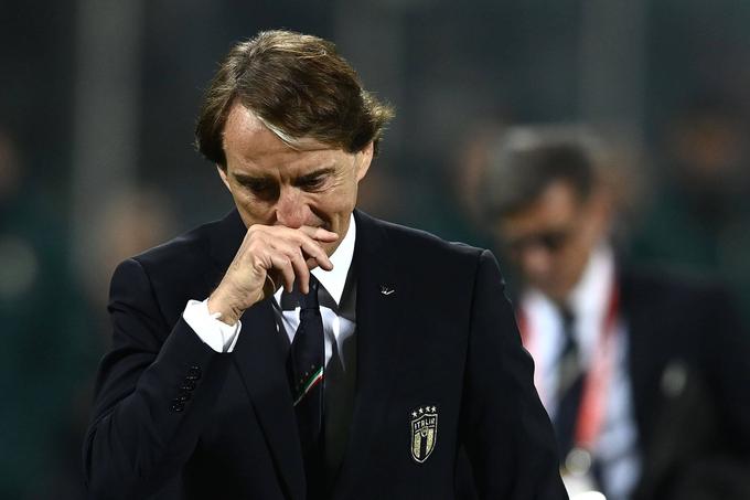 Italijanski selektor Roberto Mancini je ostal brez besed.  | Foto: Guliverimage/Vladimir Fedorenko
