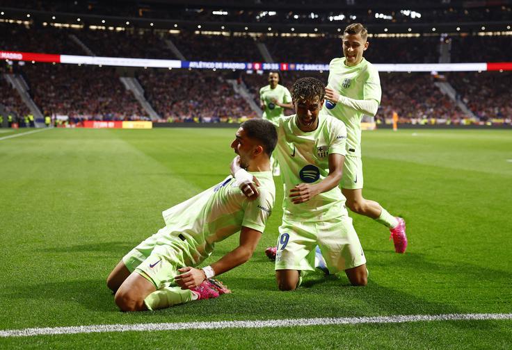 Barcelona se je uvrstila v veliki finale. | Foto: Reuters