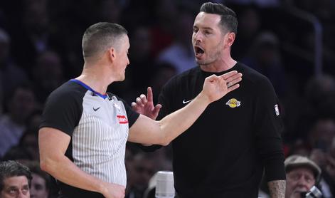 Frustracije trenerja Lakersov po porazu: Redick ostro o obrambi in pomanjkanju širine