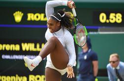 Serena Williams v četrtfinale Wimbledona, Slovenki izpadli