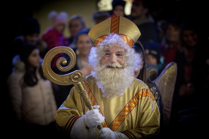 Miklavž v Ljubljani | Sveti Miklavž ali sveti Nikolaj je bil v 4. stoletju škof v mestu Mira, ki je današnji Demre v Turčiji. | Foto Ana Kovač