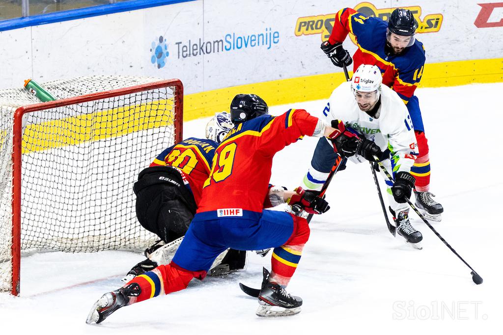 slovenska hokejska reprezentanca Romunija pripravljalni turnir Nik Simšič