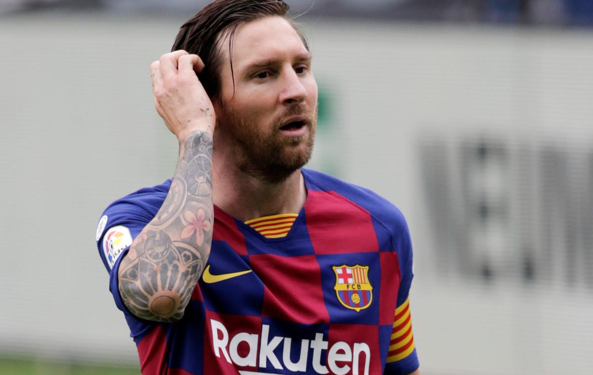 Lionel Messi | Lionel Messi ni bil srečen po remiju v Vigu. | Foto Reuters