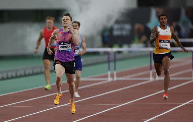 Karsten Warholm je slavil na 400 m z ovirami. | Foto: Reuters