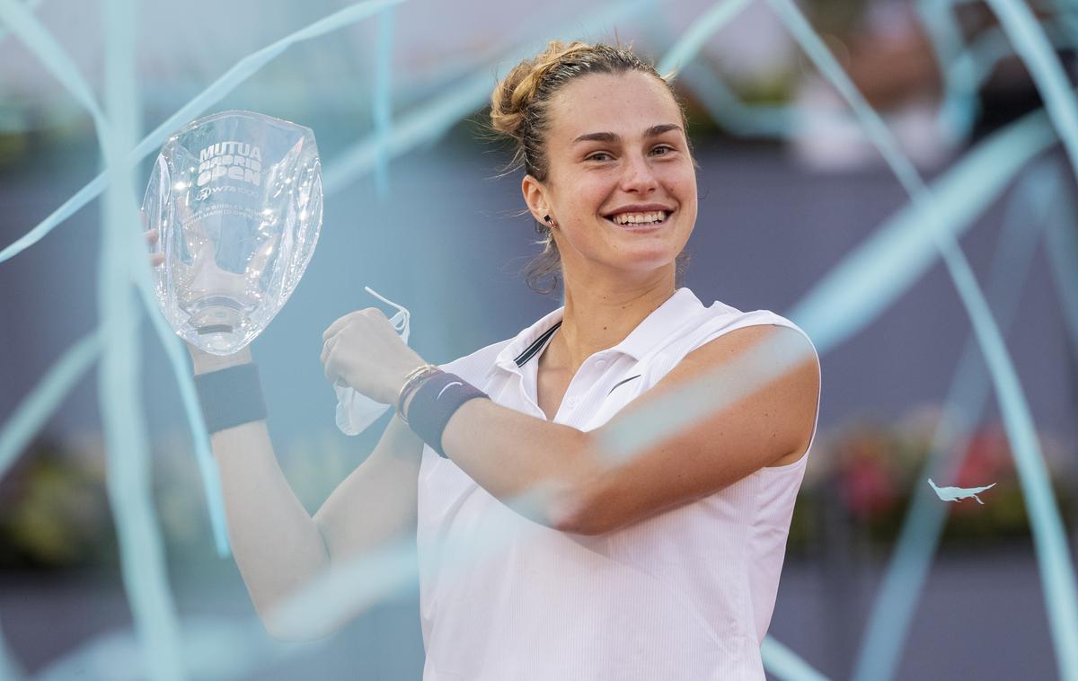 Arina Sabalenka | Arina Sabalenka je v finalu Madrida premagala prvo igralko sveta. | Foto Guliverimage