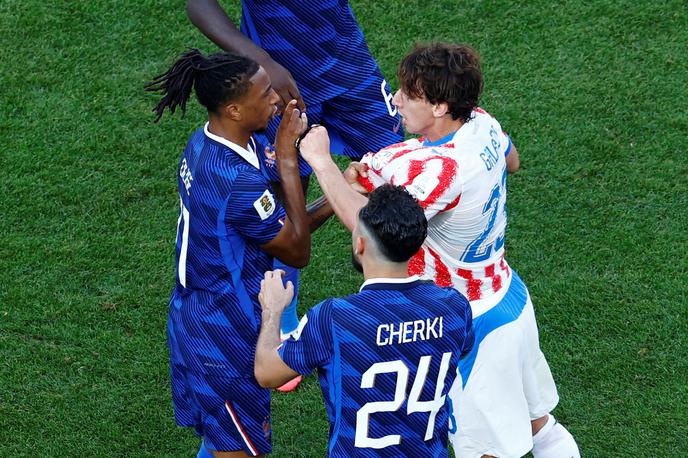 Michael Olise, Francija, SP 2026 | Michael Olise je v zaključku tekme s Paragvajem prejel rumeni karton. | Foto Reuters